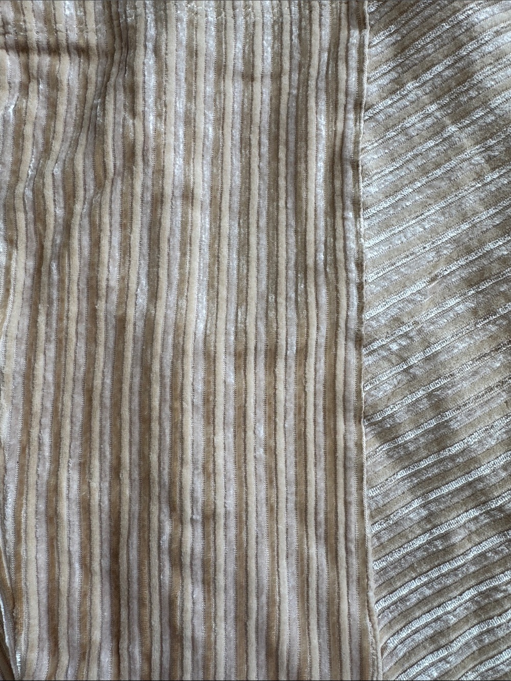 Free People Cream Ribbed Wide-Leg Pants - Picture 2 of 4